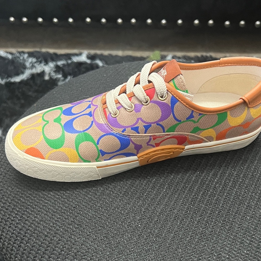 Coach Multicolor Patterned Sneakers
